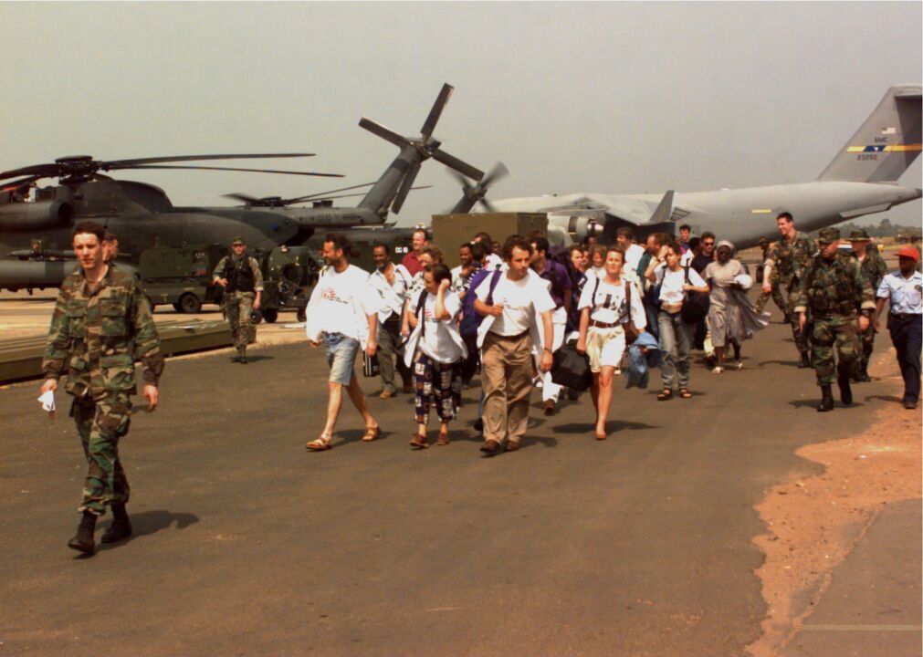1996: Evacuating US citizens from Liberia